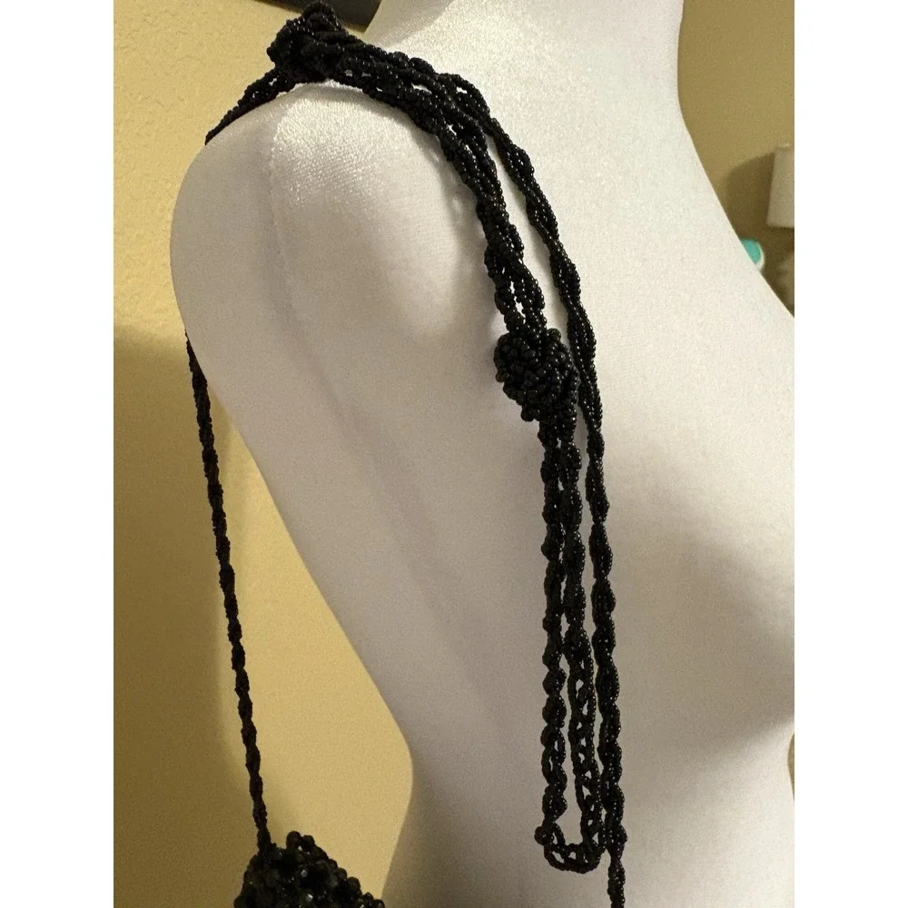 Bijoux‎ Terner Beaded Shoulder Bag, Black, Small